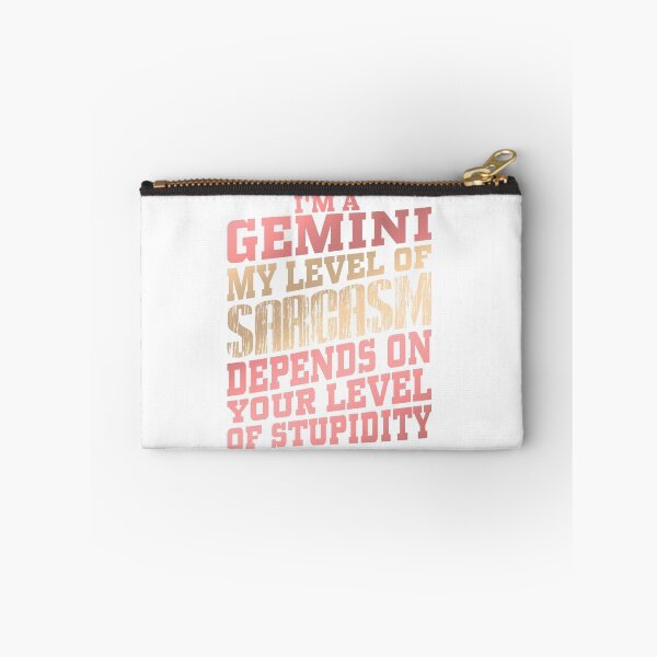 Item preview, I'm a Gemini my level of sarcasm shirt designed and sold by bestdesign4u.