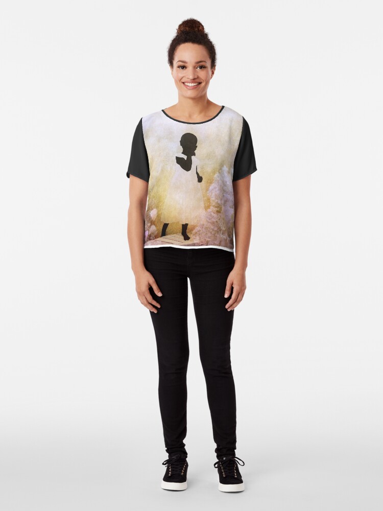 Alternate view of Your Sacred Ground Chiffon Top