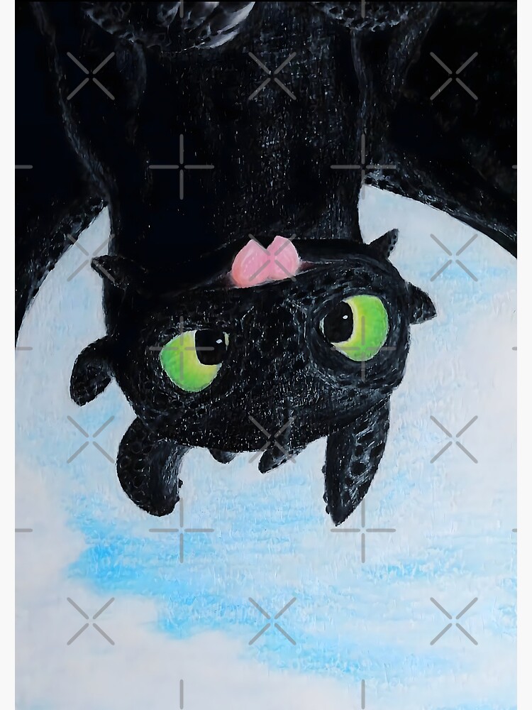 Thumbnail 3 of 3, Journal, Toothless Upside Down Flight designed and sold by Lycoris-art.