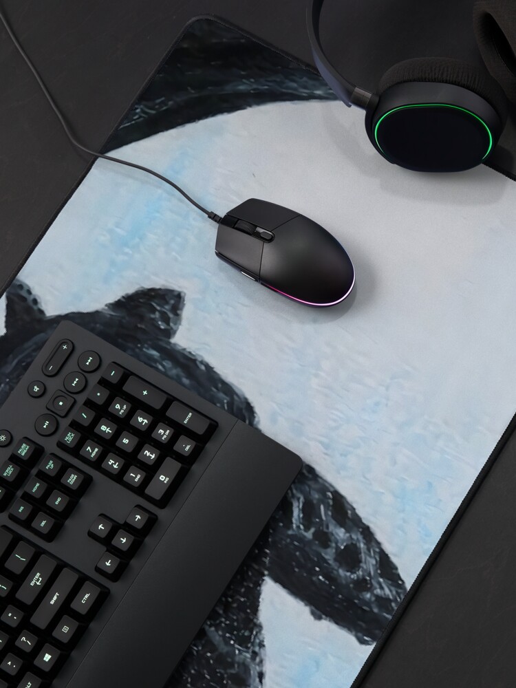 Thumbnail 4 of 5, Mouse Pad, Toothless Upside Down Flight designed and sold by Lycoris-art.