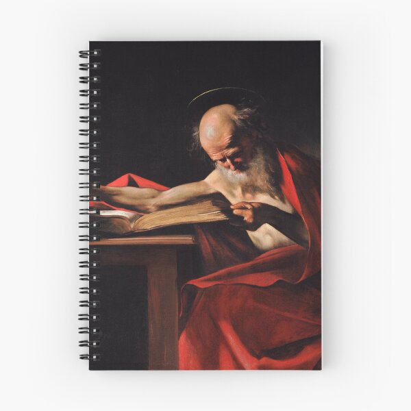 Item preview, Saint Jerome Writing by Caravaggio designed and sold by AestheticsXarts.