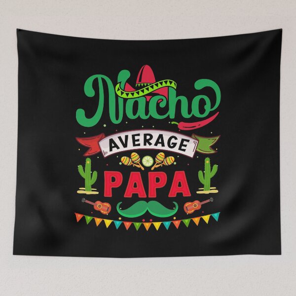 Aperçu de l'œuvre Nacho Moyenne Papa créée et vendue par simplife-art.
