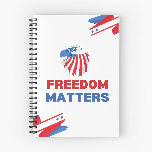 Item preview, Freedom matters Independence Day 4th of july designed and sold by MizMed ⭐⭐⭐⭐⭐.