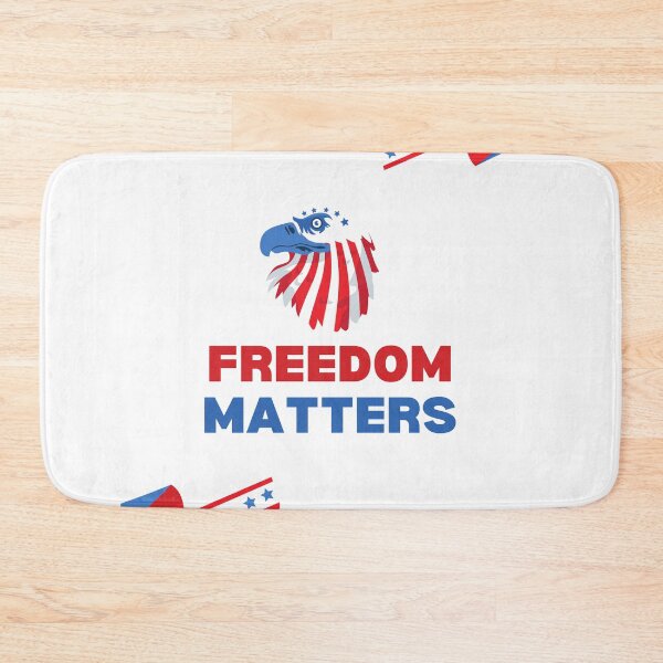 Item preview, Freedom matters Independence Day 4th of july designed and sold by MizMed ⭐⭐⭐⭐⭐.