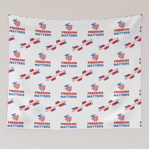 Item preview, Freedom matters Independence Day 4th of july designed and sold by MizMed ⭐⭐⭐⭐⭐.