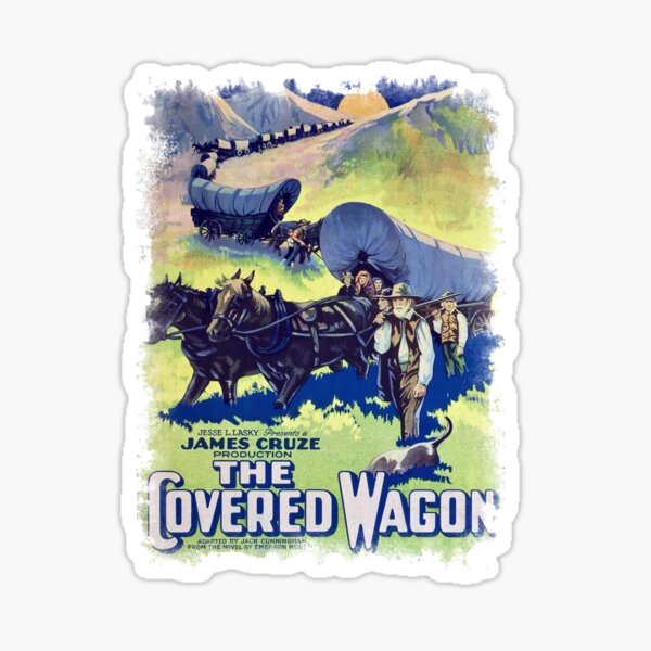 The Covered Wagon Sticker
