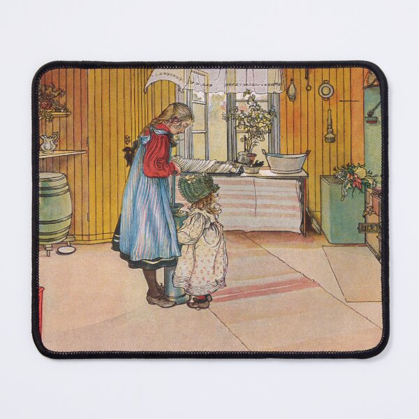 Item preview, The kitchen by Carl Larsson designed and sold by AestheticsXarts.