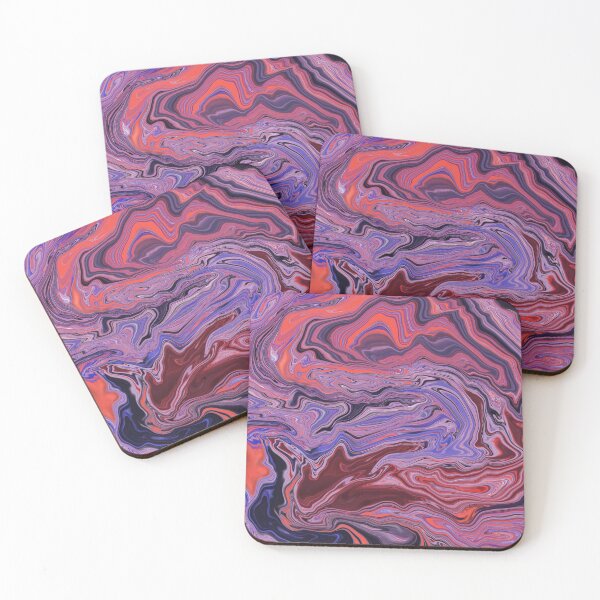 Item preview, Red blue trippy abstract designed and sold by Quoppidou.