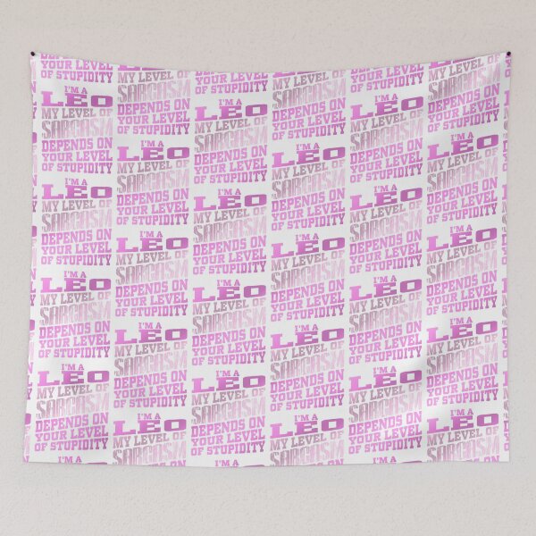 Item preview, I'm a Leo	my level of sarcasm shirt designed and sold by bestdesign4u.
