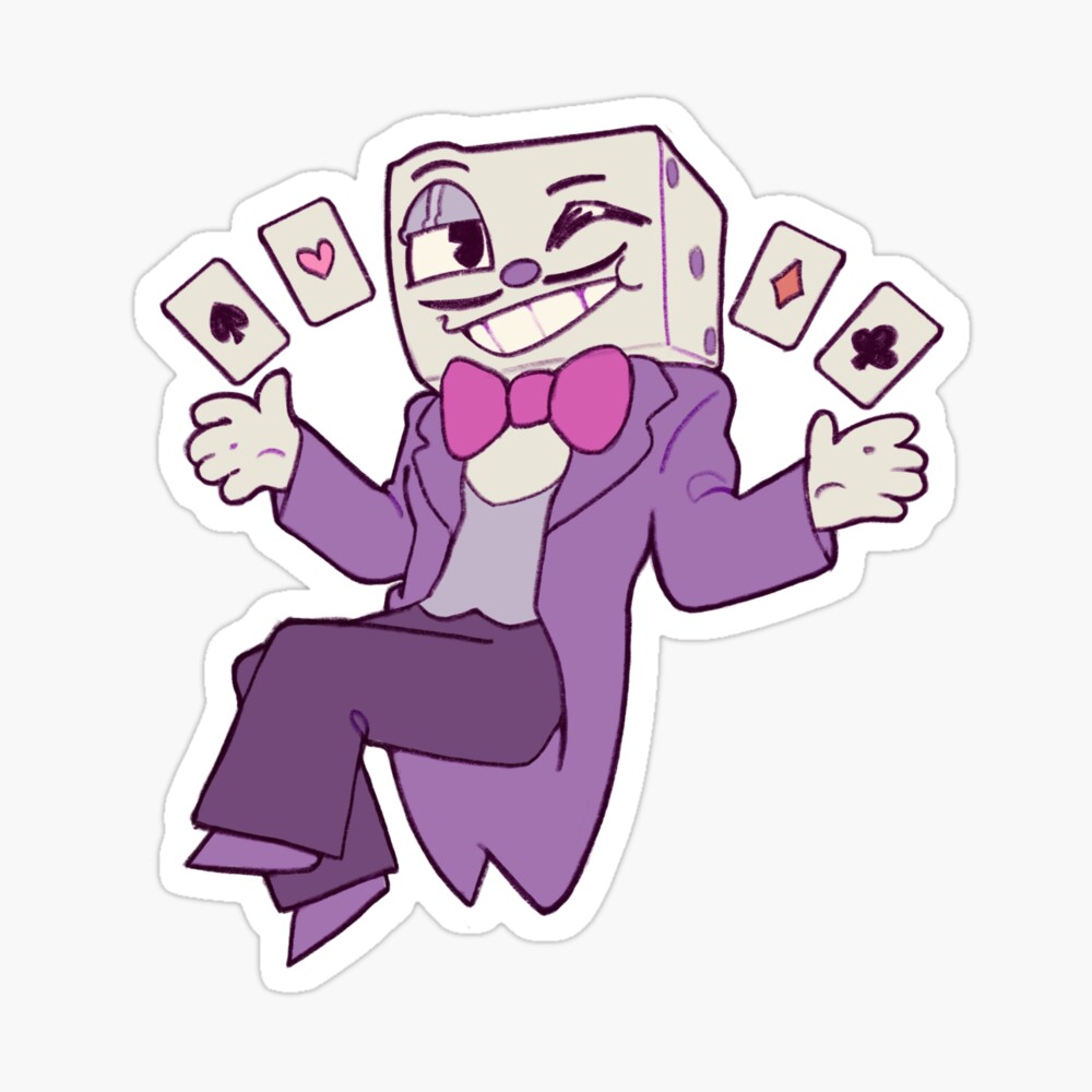 King Dice Ace Sticker for Sale by bridgettevis8