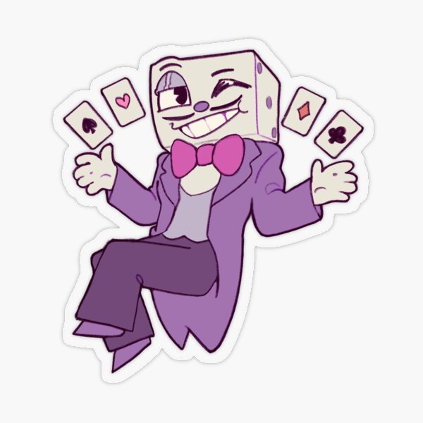 King Dice's Roll The Dice Sticker for Sale by Maru-Chan-Shop