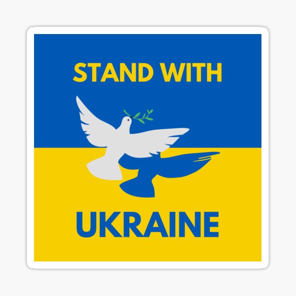 Item preview, Stand With Ukraine designed and sold by Graphics-101.