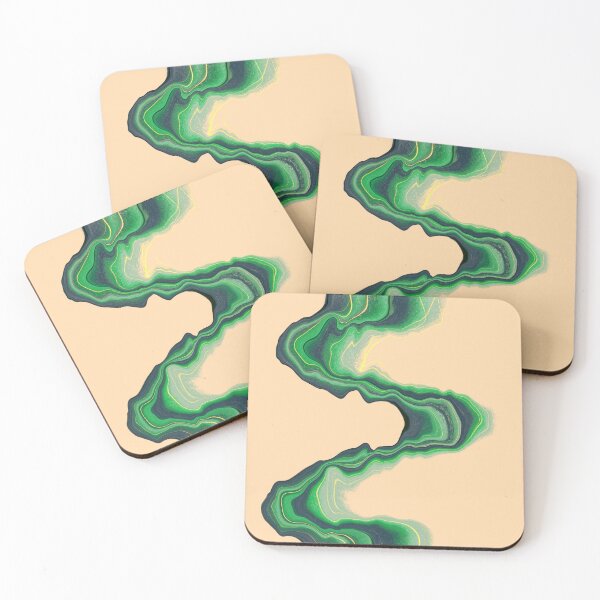 Item preview, Green vivid Wave designed and sold by Quoppidou.
