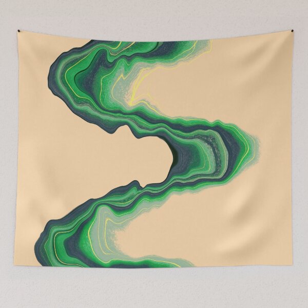 Item preview, Green vivid Wave designed and sold by Quoppidou.