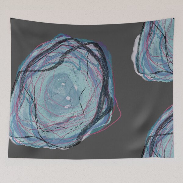 Item preview, Abstract 12 (blue, full, partial) designed and sold by MentaLee.