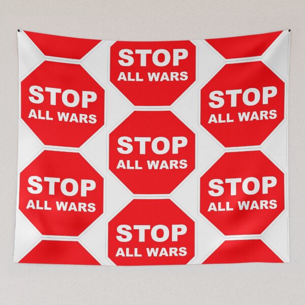 Item preview, STOP ALL WARS designed and sold by RebelPurpleGirl.