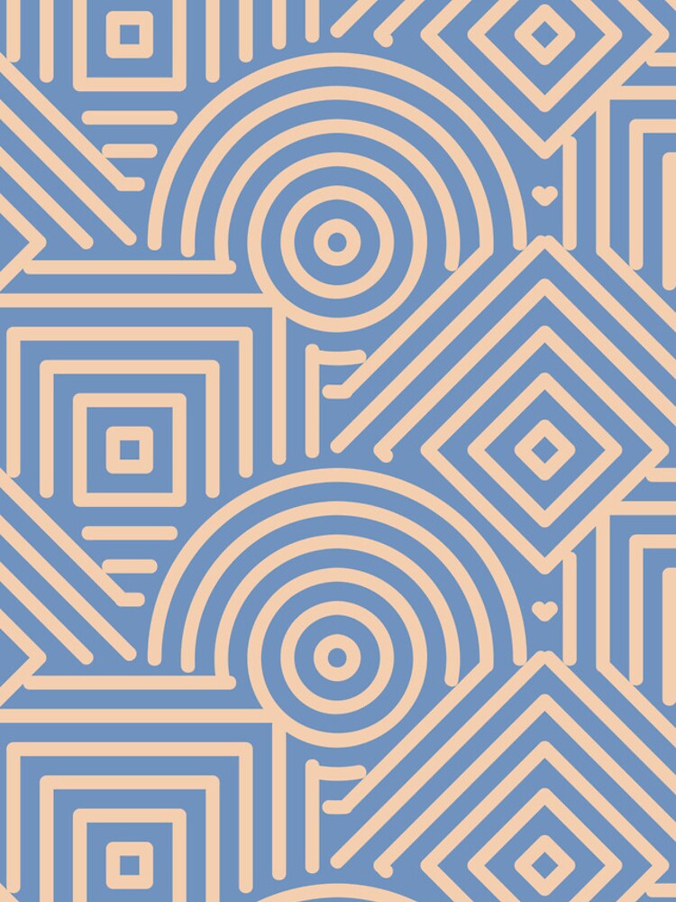 Thumbnail 4 of 4, iPhone Case, Gold Geometric Pattern Essential designed and sold by NotUrAverageART.