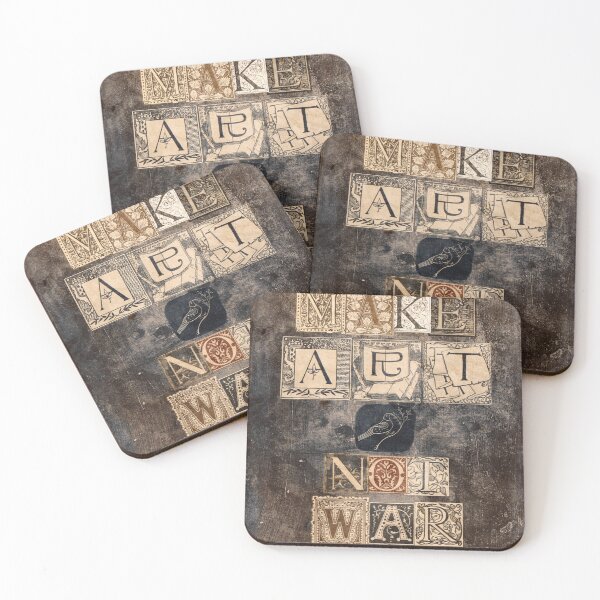 Item preview, Make Art Not War designed and sold by WesternExposure.