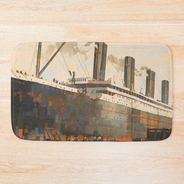 Item preview, RMS Titanic's fitting out - Painting by Eliott Sontot - Maritime Artwork designed and sold by Eliott Sontot.