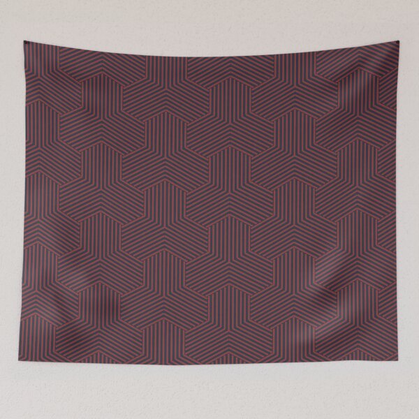 Item preview, Red Geometric Pattern Essential designed and sold by NotUrAverageART.