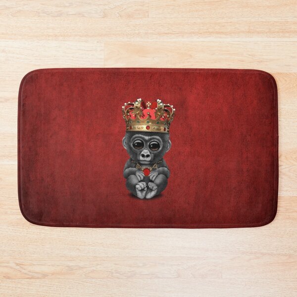 Item preview, Cute Royal Gorilla Wearing Crown  designed and sold by JeffBartels.