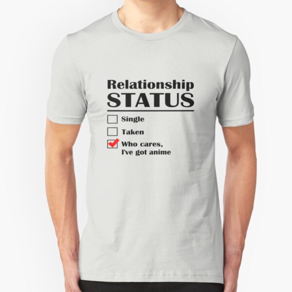Relationship Status Anime Slim Fit T-Shirt