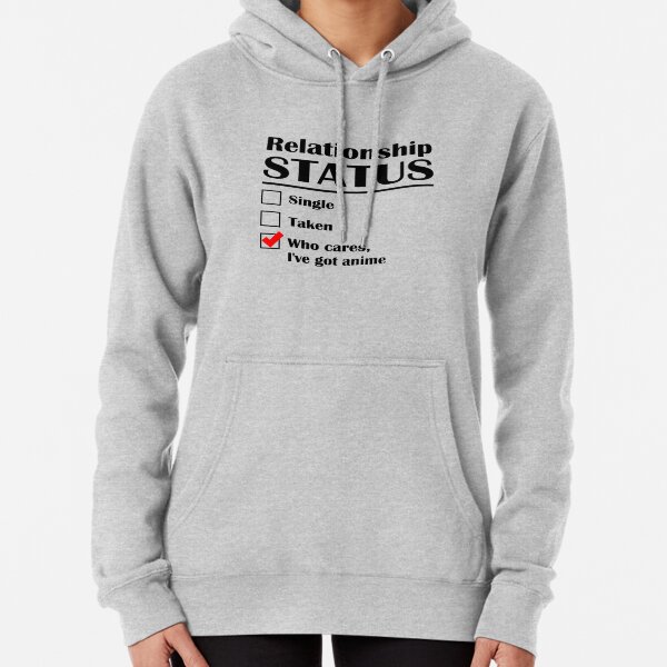 Relationship Status Anime Pullover Hoodie