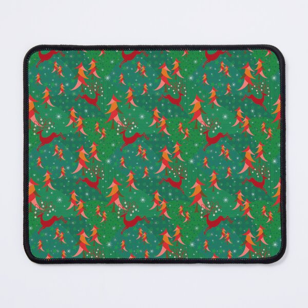 Item preview, Festive jumping reindeer with antlers, baubles and trees. designed and sold by SandraPDesigns.