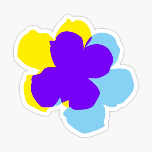 Pop flowers Andy warhol? 4 Sticker