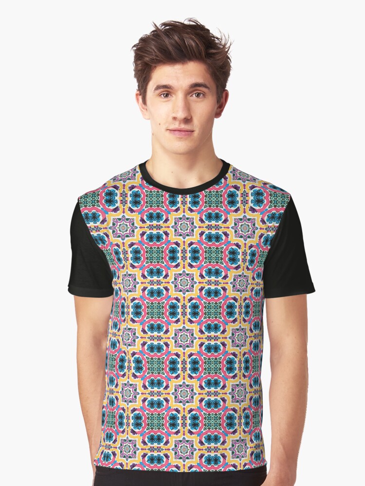 Thumbnail 1 von 5, Grafik T-Shirt, Kachelbild Japan designt und verkauft von Raduna.