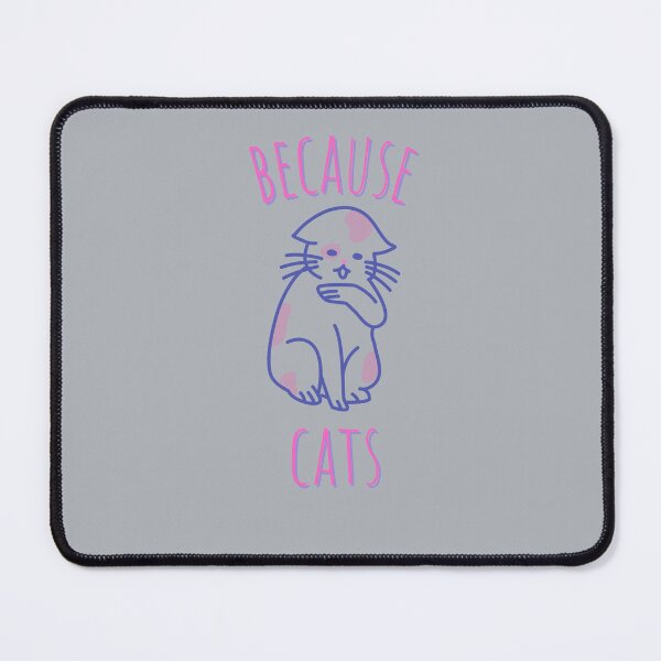 Item preview, Because Cats Cute Kawaii Pink and Purple II designed and sold by ladytarleton.