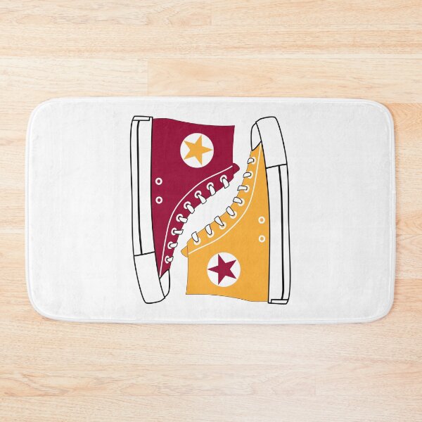 Item preview, Red and Gold high top sneakers designed and sold by Isa Daniels.
