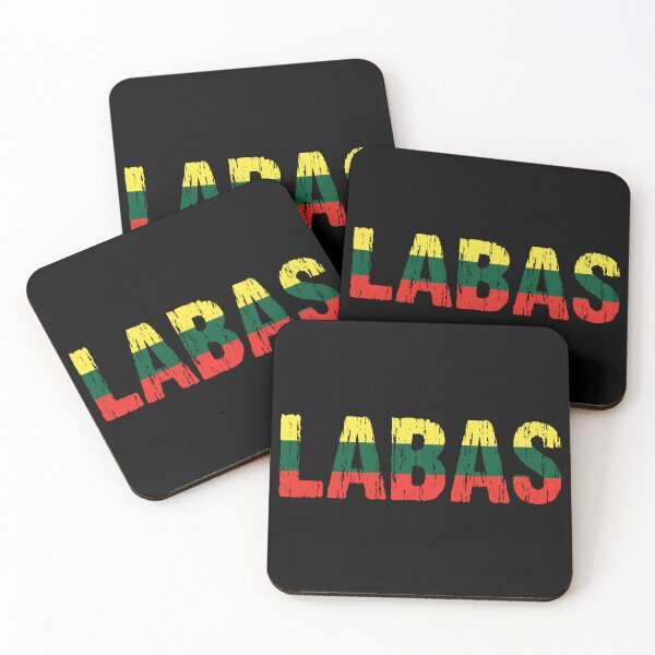 Item preview, Labas Lithuanian Hello Funny Lietuva Language Flag designed and sold by Nirvanibex.