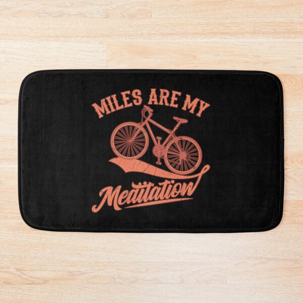 Item preview, Miles For Meditation Bike Gift For Cyclists Essential T-Shirt designed and sold by lewisnash6.