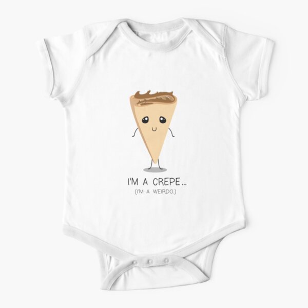 I'm A Crepe Short Sleeve Baby One-Piece