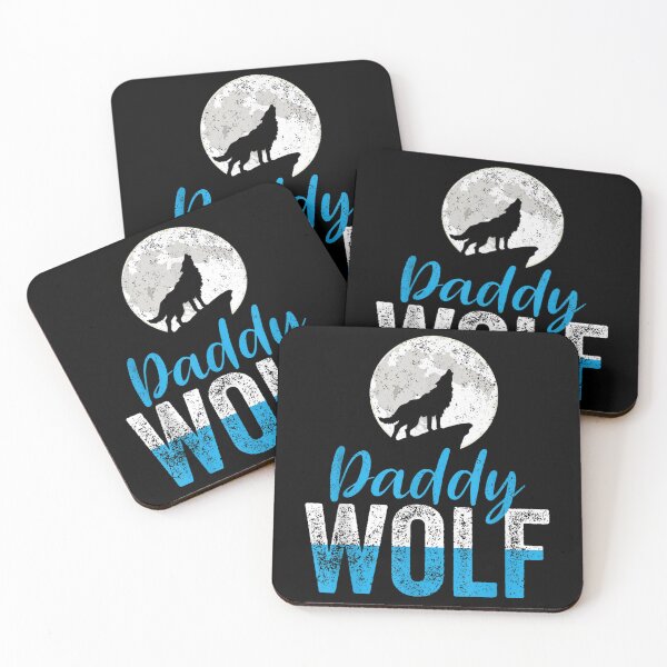 Item preview, Daddy Wolf Matching Family Tribe Wolves Moon Father's Day designed and sold by GouwensRick.