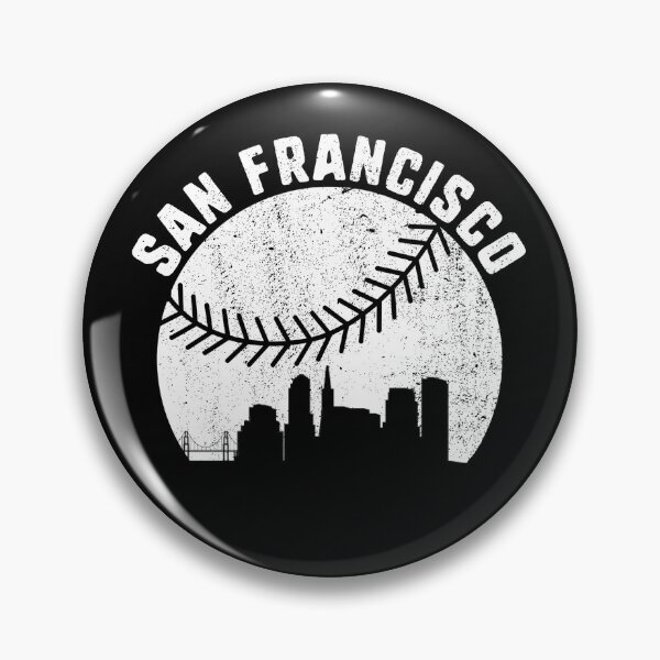 Artikelvorschau, San Francisco Skyline Baseball Vintage California Baseball Gear entworfen und verkauft von DynamicDesign.