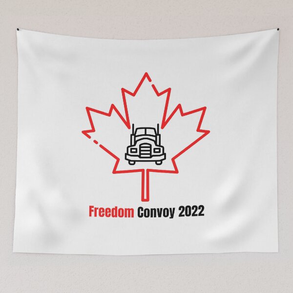 Item preview, Freedom Convoy 2022 Maple Leaf Truck designed and sold by Free2BeMeShop.