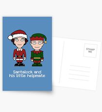 Sherlock Christmas card: Santalock Postcards