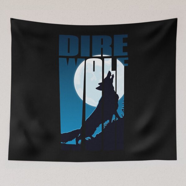 Item preview, Dire Wolf Direwolf Howling to the Moon at Night designed and sold by GouwensRick.