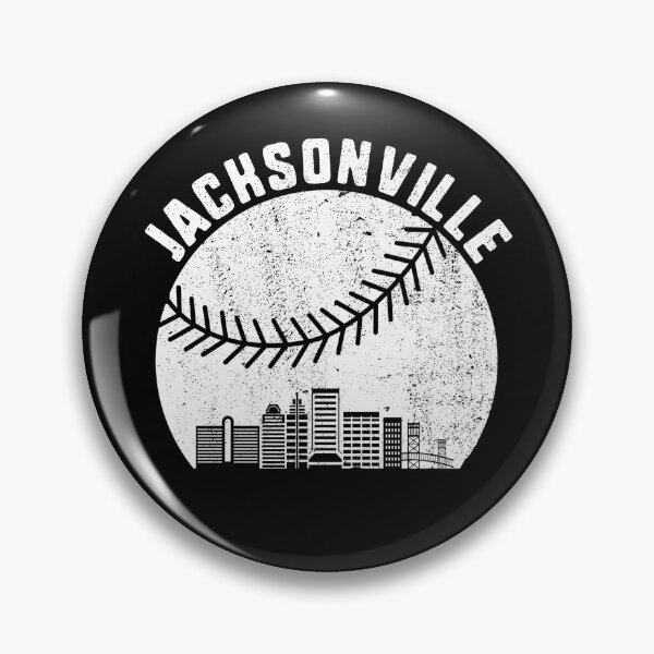 Artikelvorschau, Jacksonville Skyline Baseball Fan Vintage Florida Baseball Gear entworfen und verkauft von DynamicDesign.