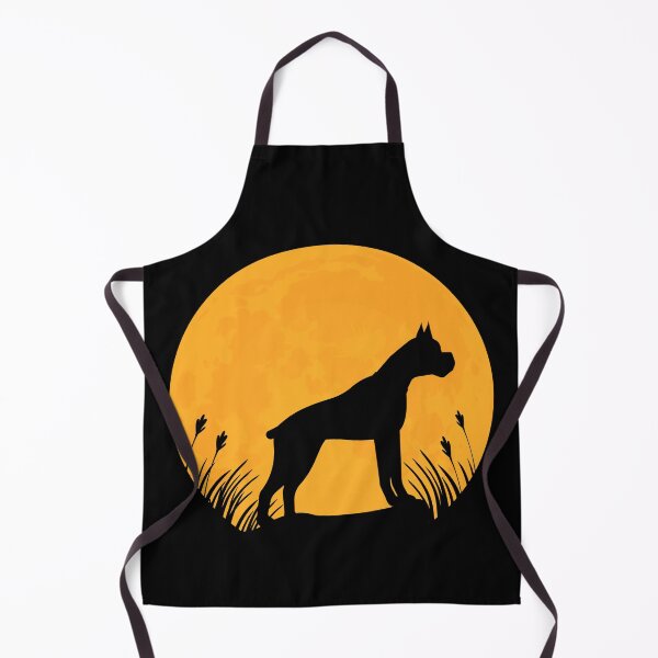 Item preview, boxer Dog lover Silhouette in full moon gift designed and sold by alaechamlal.