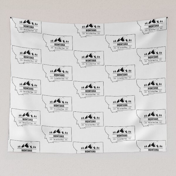 Item preview, Montana- The Last Best Place designed and sold by LookUpCreations.