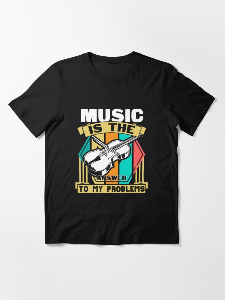 T-shirt Cropped Music is the Answer | Noize Clothing | Music the Answer