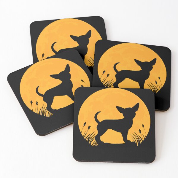 Item preview, chihuahua Dog lover Silhouette in full moon gift designed and sold by alaechamlal.