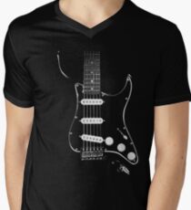 black glowstrings Men's V-Neck T-Shirt