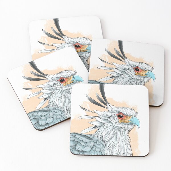 Item preview, Secretary bird profile designed and sold by Nileink.