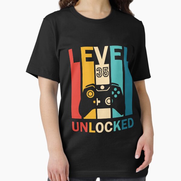 35th Birthday Gift T Shirt - Level 35 Achievement Unlocked 35th Birthday Gift T Shirt - Level 35 Achievement Unlocked