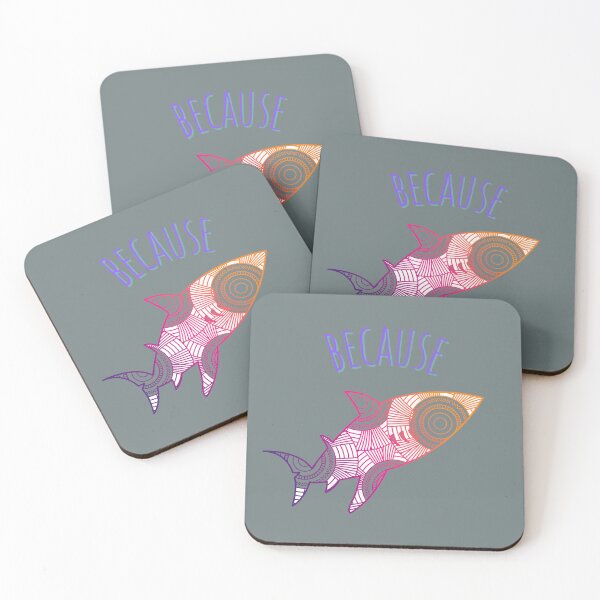 Item preview, Because Sharks Mandala Design designed and sold by ladytarleton.