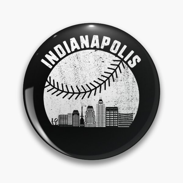 Artikelvorschau, Indianapolis Skyline Baseball Fan Vintage Indiana Baseball Gear entworfen und verkauft von DynamicDesign.